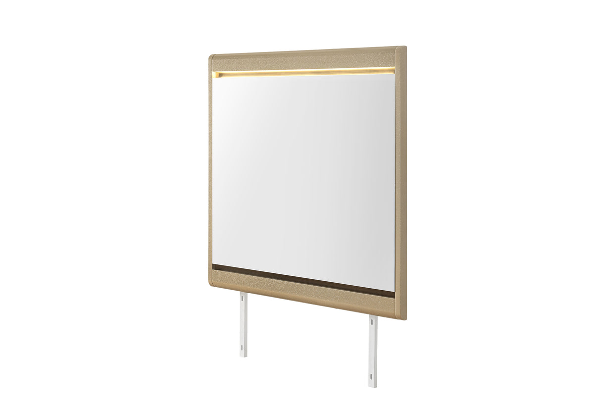 GENESIS GOLD MIRROR WITH LED
