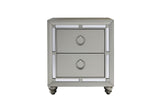 RILEY SILVER NIGHTSTAND