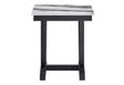 T1319 Blk/Wht End Table