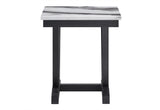 T1319 Blk/Wht End Table