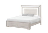 CLARA BEIGE QUEEN BED WITH LED