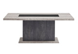 D8030 DINING TABLE WITH STORAGE DRAWERS AND STORAGE DOOR