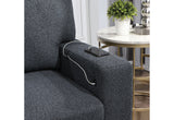 U0202 Dark Grey Reversible Pull Out Sofa Bed