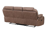 U2250 BROWN RECLINING SOFA