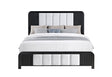 Beckett White/Black Bed