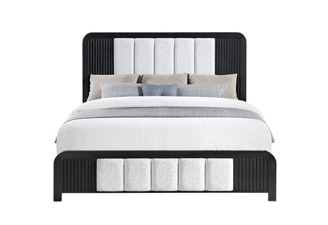 Beckett White/Black Bed