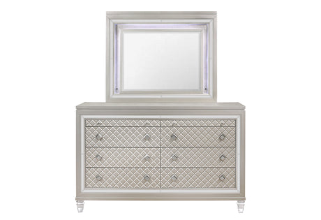 PARIS CHAMPAGNE DRESSER - galleria furniture outlet