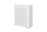 NAOMI SILVER MARBLE CHEST WITH LED