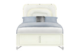 Lyra Beige Bed with LED