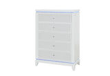 ALINA WHITE CHEST W/ LED
