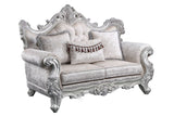 Galaxy Home Melrose Loveseat in Silver image