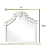 Galaxy Home Milan Mirror in White