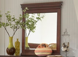 Elements International Chateau Sleigh Vertical Mirror in Cherry image