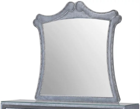 Crown Mark Furniture Voltare Mirror in Dark Grey image
