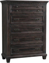 Elements International Morrison Chest in Smokey Gray Oak Lacquer image