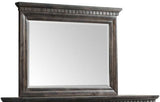 Elements International Morrison Mirror in Smokey Gray Oak Lacquer image