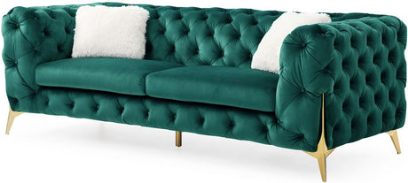 Galaxy Home Moderno Sofa in Green image