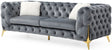 Galaxy Home Moderno Sofa in Gray image