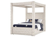 Galaxy Home Monica King Bed in Cream image
