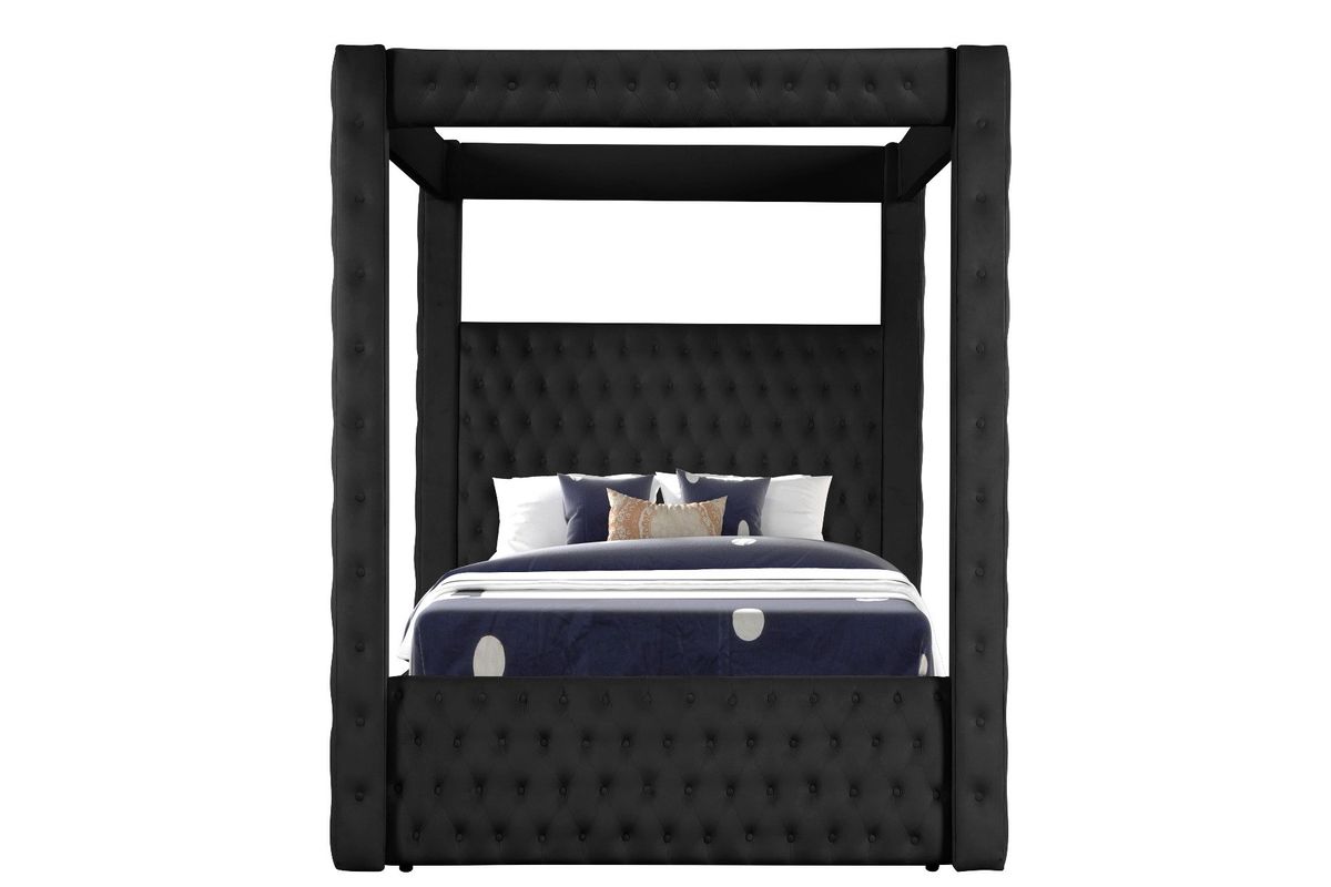 Galaxy Home Monica Queen Bed in Black