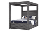 Galaxy Home Monica Queen Bed in Gray