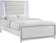Elements International Moondance Full Panel Bed in White image