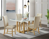 Elements International Morris Side Chair in Natural