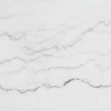 Elements International Morris Dining Table with Marble Top in Espresso