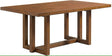 Elements International Morris Dining Table with Wood Top in Espresso image