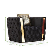 Galaxy Home Naomi Chair in Black