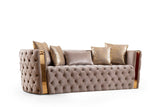 Galaxy Home Naomi Sofa in Taupe