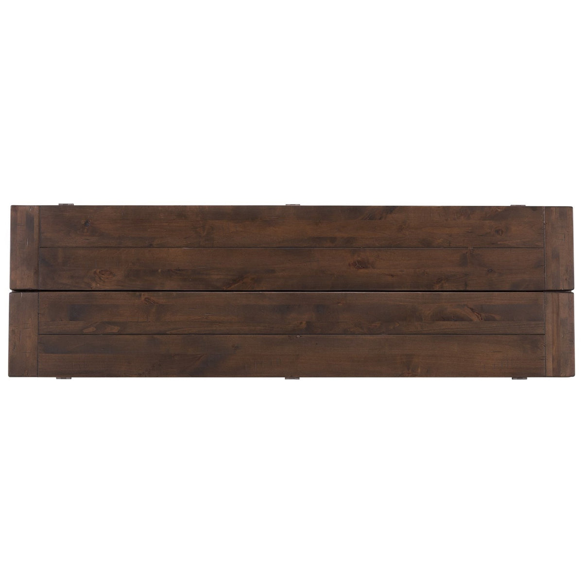 Elements International New Bedford Dining Table in Dark Brown