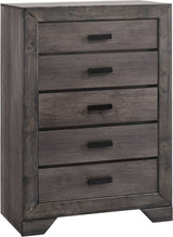 Elements International Nathan Chest in Gray Oak Lacquer image