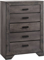 Elements International Nathan Chest in Gray Oak Lacquer image