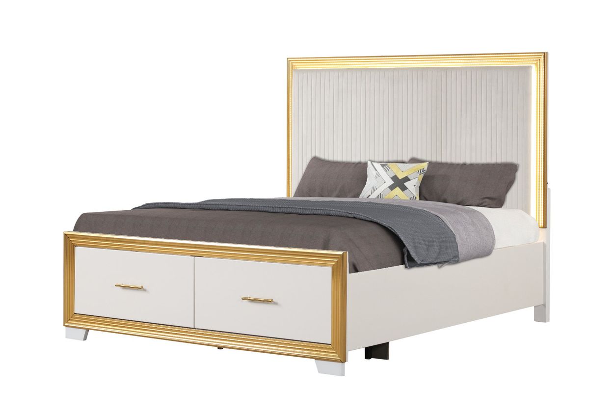 Galaxy Home Obsession Queen Bed in White