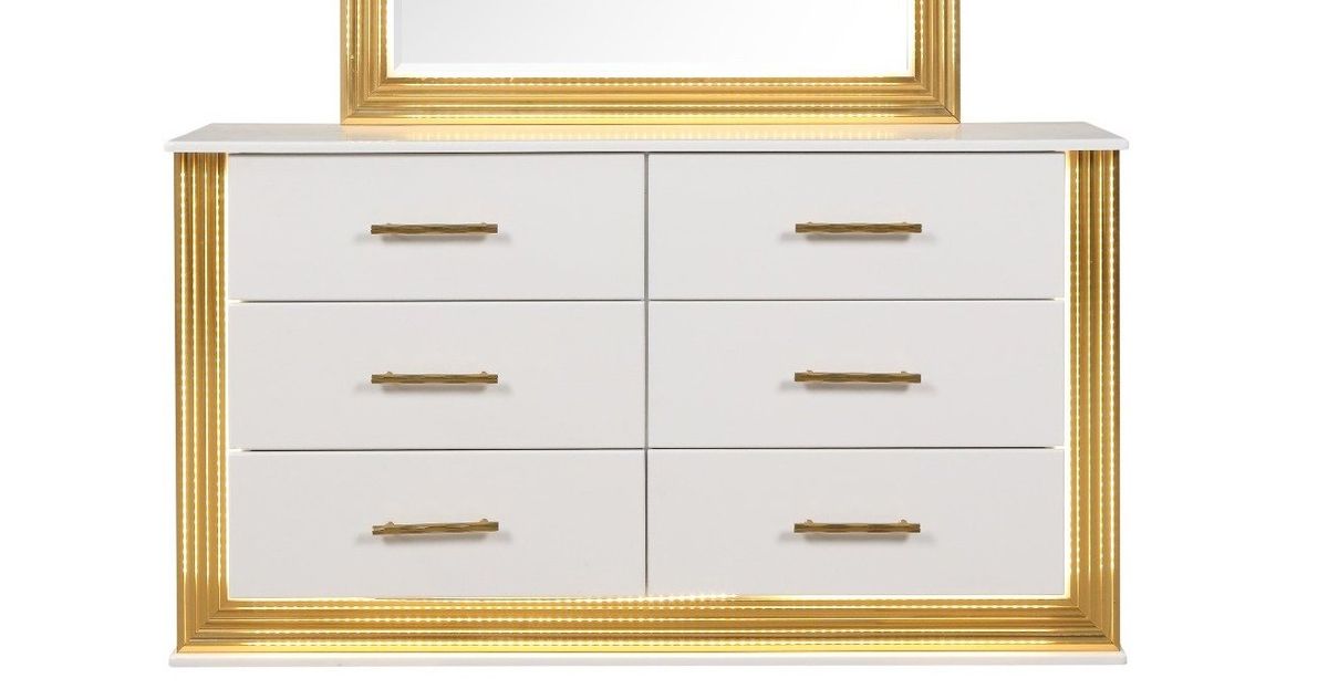 Galaxy Home Obsession Dresser in White image