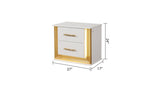 Galaxy Home Obsession Nightstand White