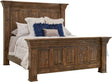 Elements International Olivia Brown Queen Panel Bed image