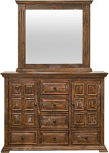 Elements International Olivia Brown 8 Drawer Dresser