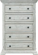 Elements International Olivia White 5 Drawer Chest image