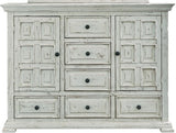 Elements International Olivia White 8 Drawer Dresser image