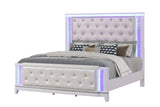 Galaxy Home Opium Queen Bed in White image