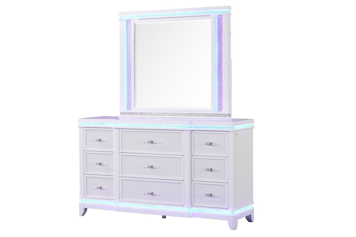 Galaxy Home Opium Dresser in White