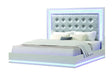 Galaxy Home Passion King Bed in Milky White image