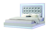 Galaxy Home Passion King Bed in Milky White image