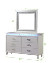 Galaxy Home Passion Dresser in Milky White
