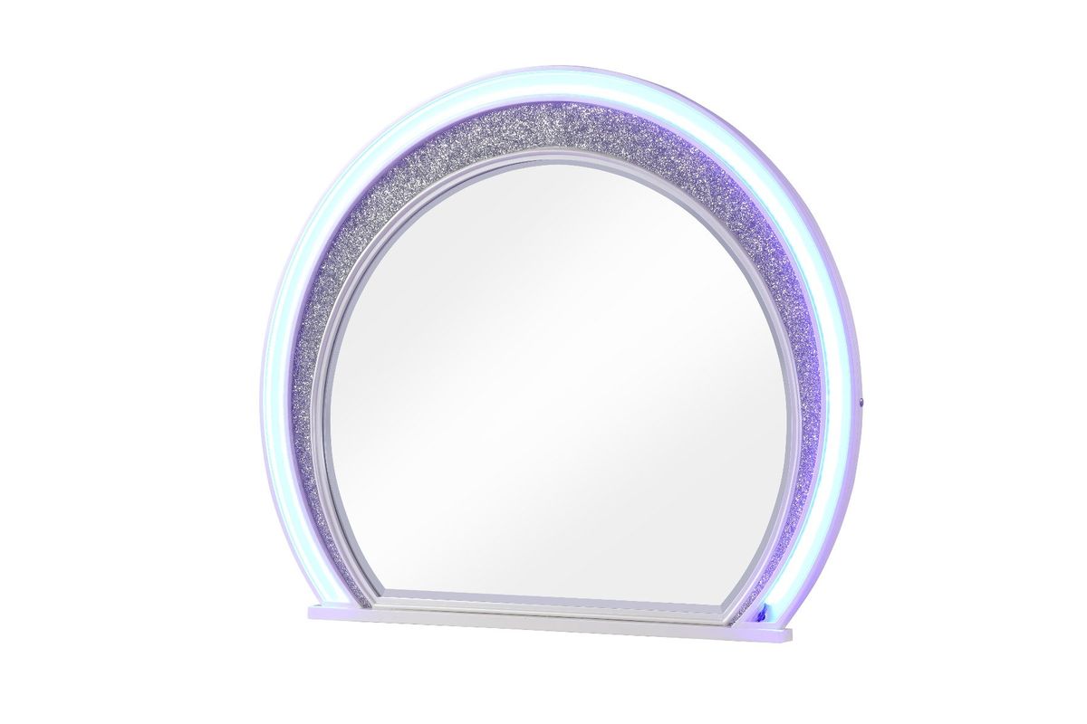 Galaxy Home Perla Mirror in Milky White image