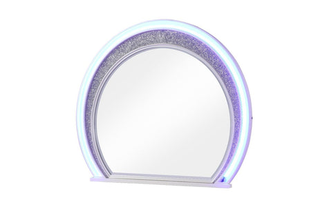 Galaxy Home Perla Mirror in Milky White image