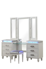 Galaxy Home Passion Vanity Set in Milky White image