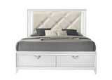 Galaxy Home Prism King Bed in White image